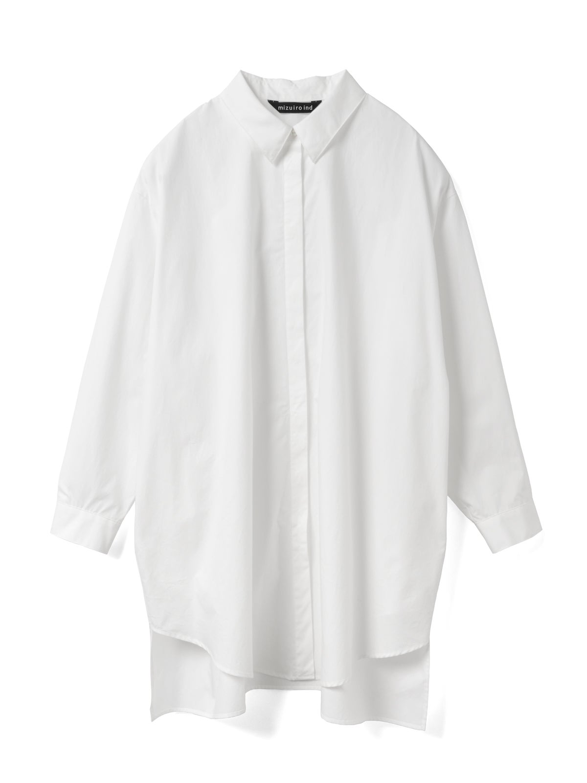 mizuiro indホワイトシャツ mizuiro ind ボックスカットシャツ｜ MARcourt ONLINE STORE