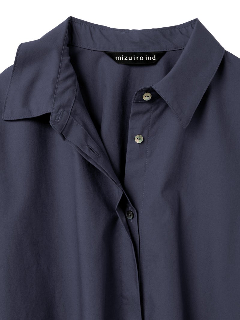 mizuiro ind ボックスカットシャツ 裾ライン