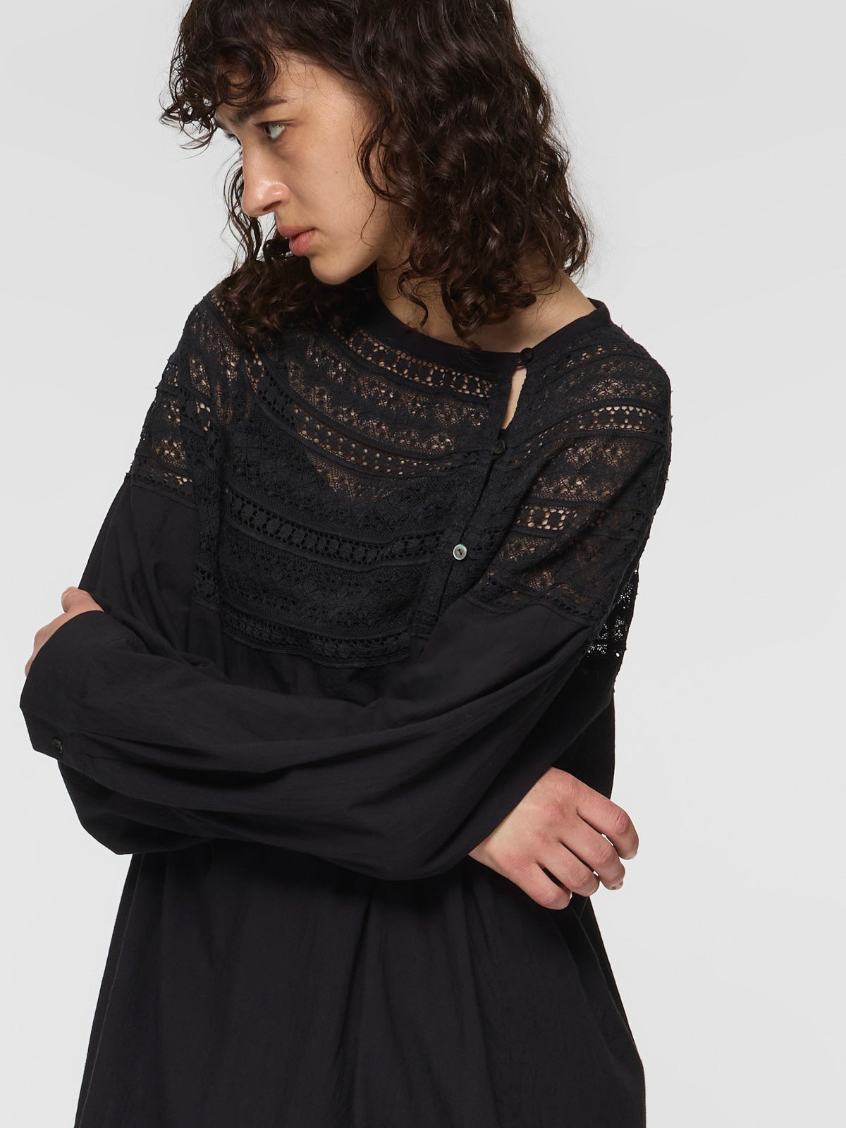 mizuiro ind dress レース　ワンピース　ブラック mizuiro ind レースヨークワンピース｜ MARcourt ONLINE STORE