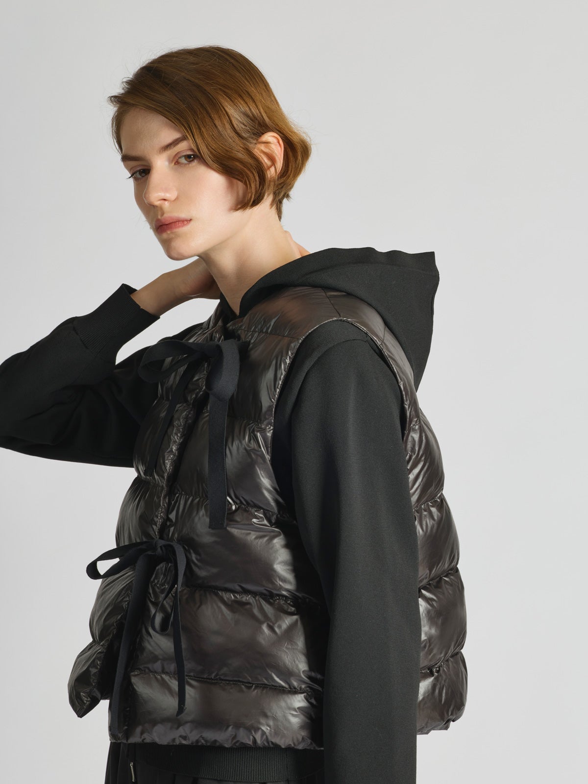 mizuiro ind キルトリボンベスト｜ MARcourt ONLINE STORE