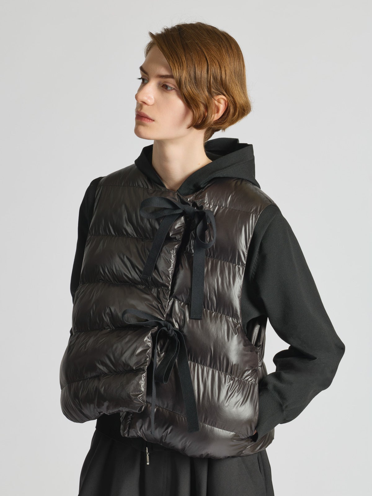 mizuiro ind キルトリボンベスト｜ MARcourt ONLINE STORE