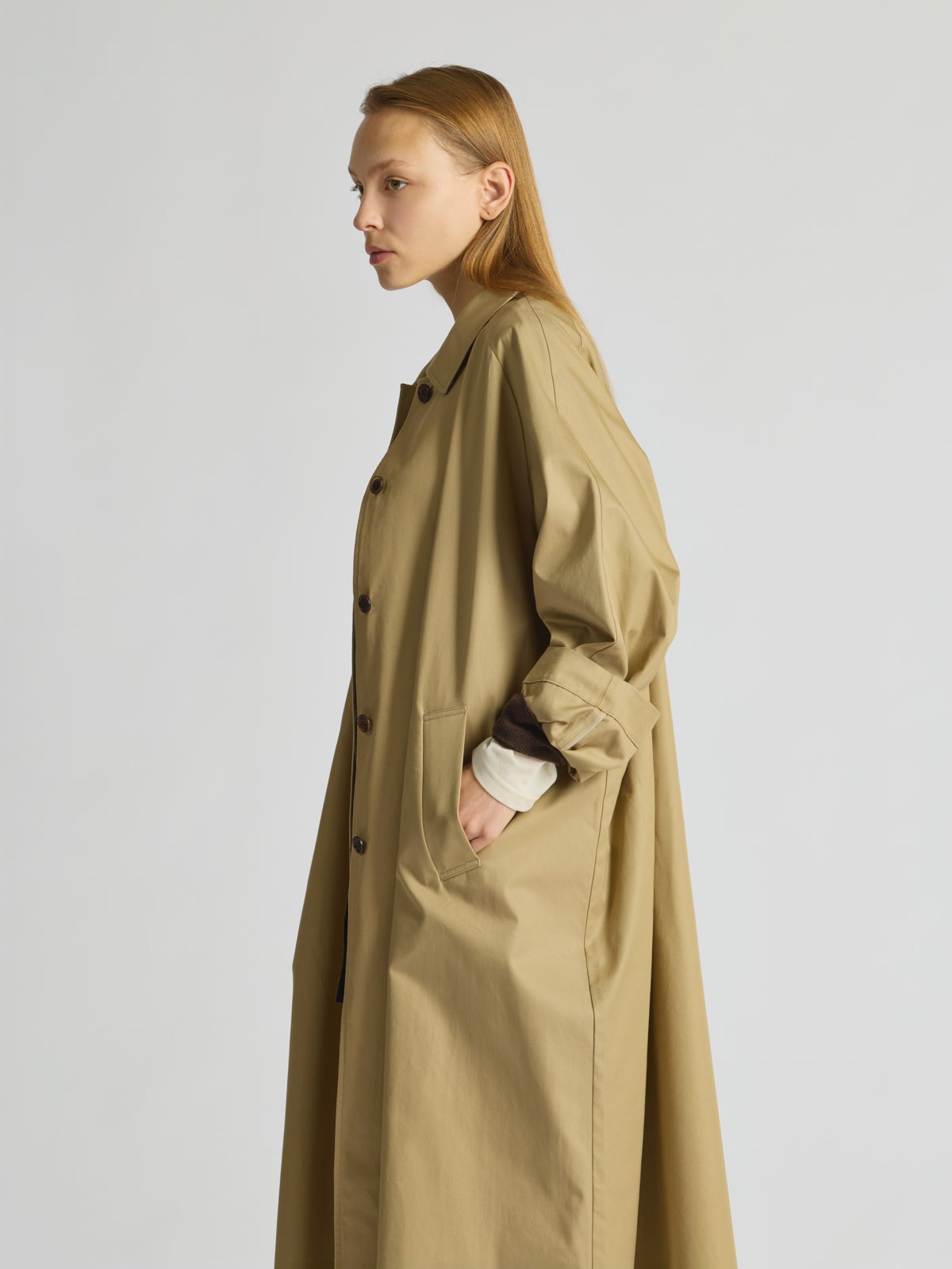 mizuiro ind ステンカラーコート｜ MARcourt ONLINE STORE