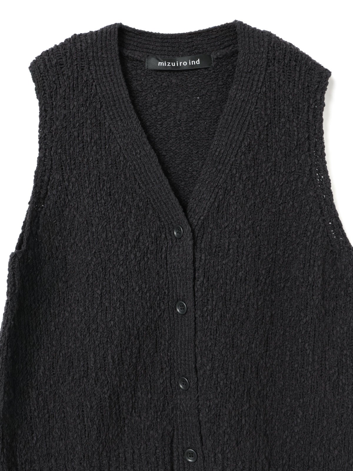 mizuiro ind スラブライクVネックベスト｜ MARcourt ONLINE STORE