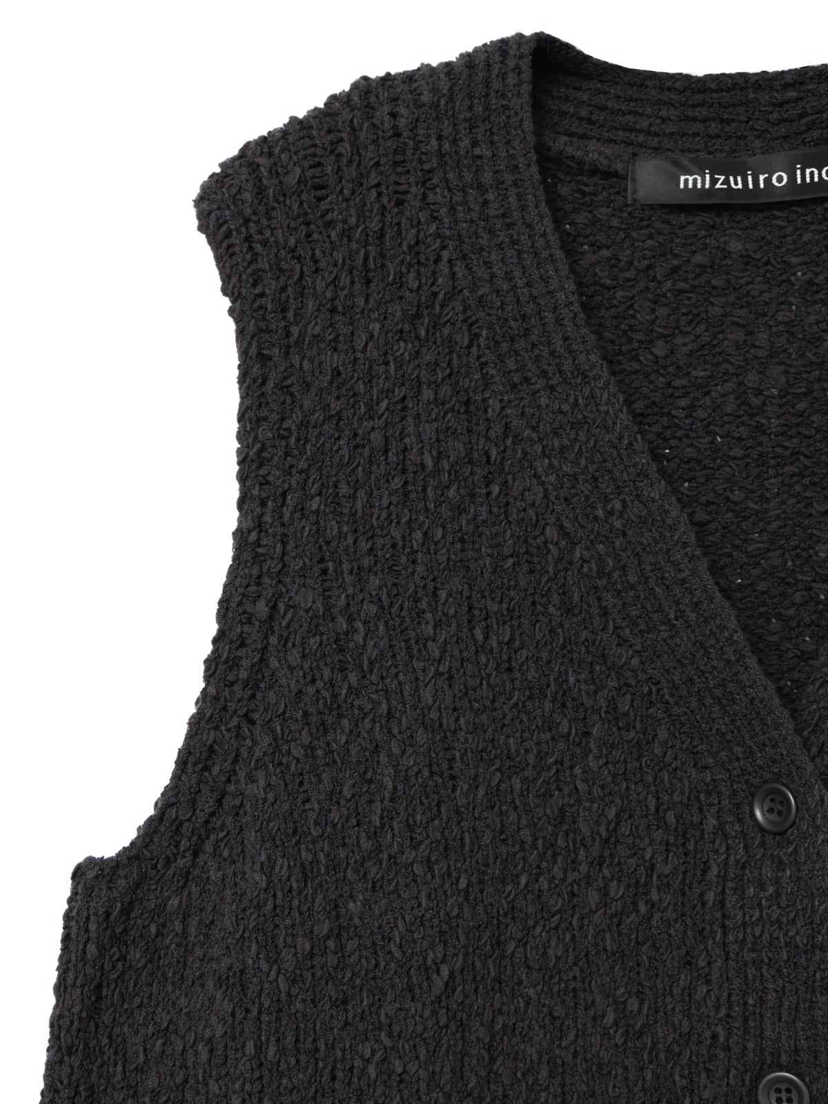 mizuiro ind スラブライクVネックベスト｜ MARcourt ONLINE STORE