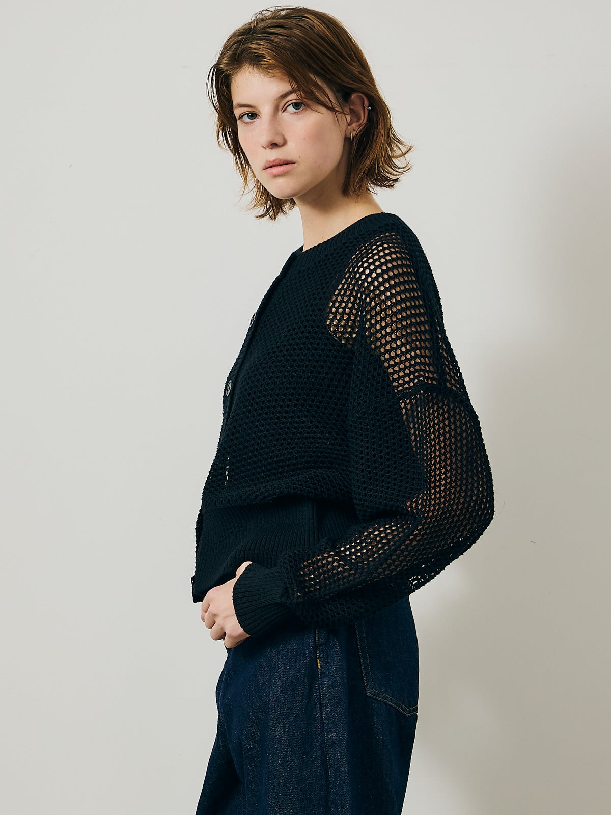 MARMARMAR メッシュパターンカーディガン｜ MARcourt ONLINE STORE