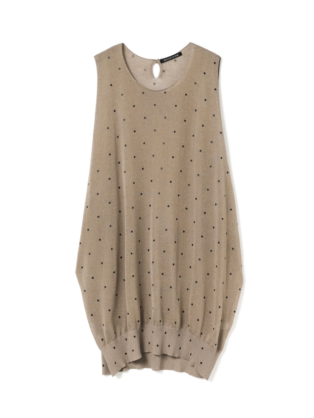 mizuiro ind ドットプリントベスト｜ MARcourt ONLINE STORE