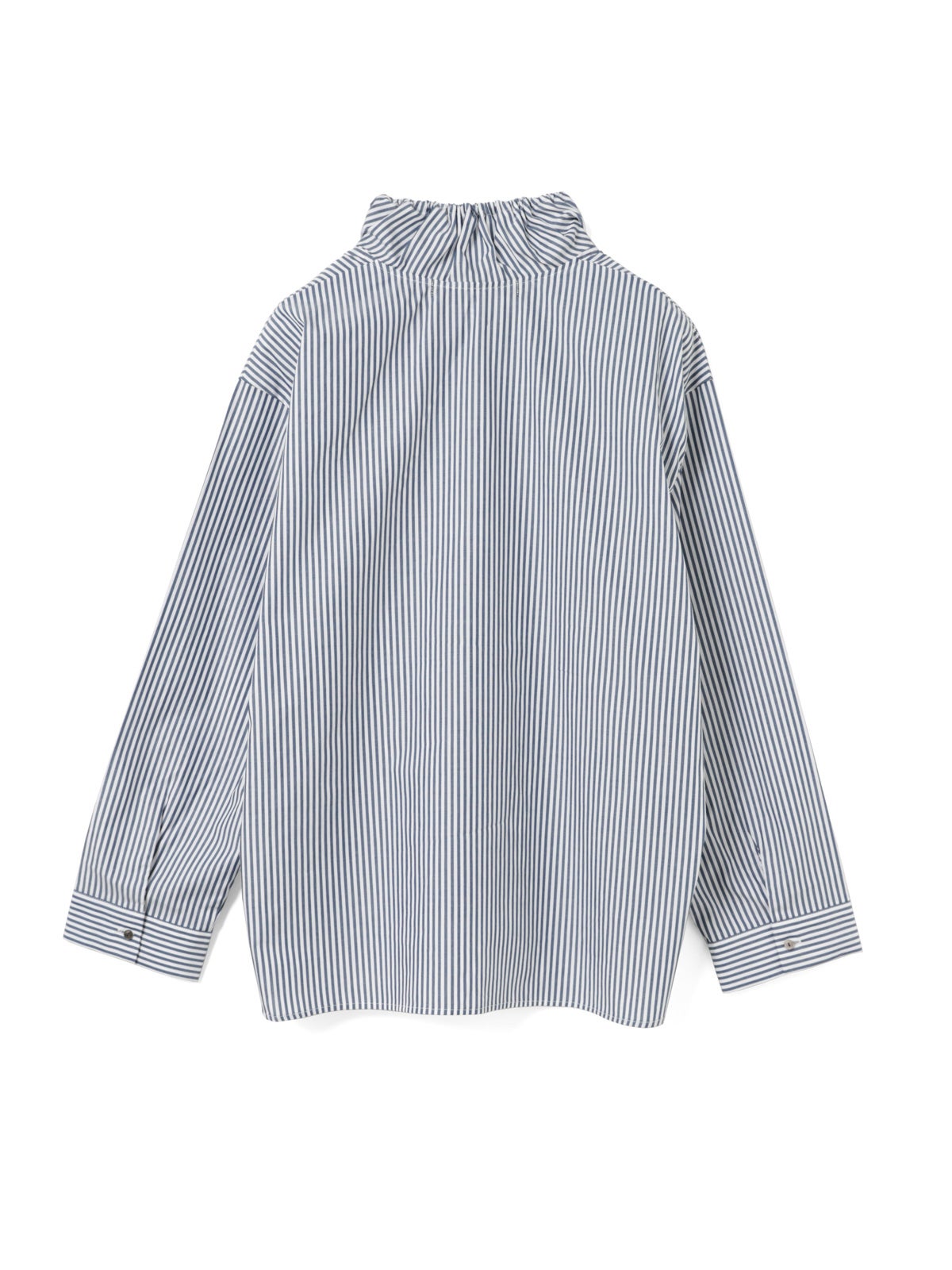 キャロライン様 mizuiro ind ストライプギャザーネックシャツ｜ MARcourt ONLINE STORE