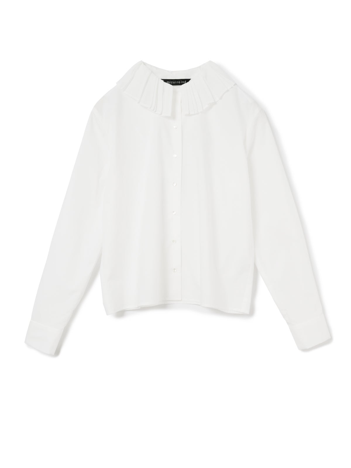 mizuiro ind プリーツカラーシャツ｜ MARcourt ONLINE STORE