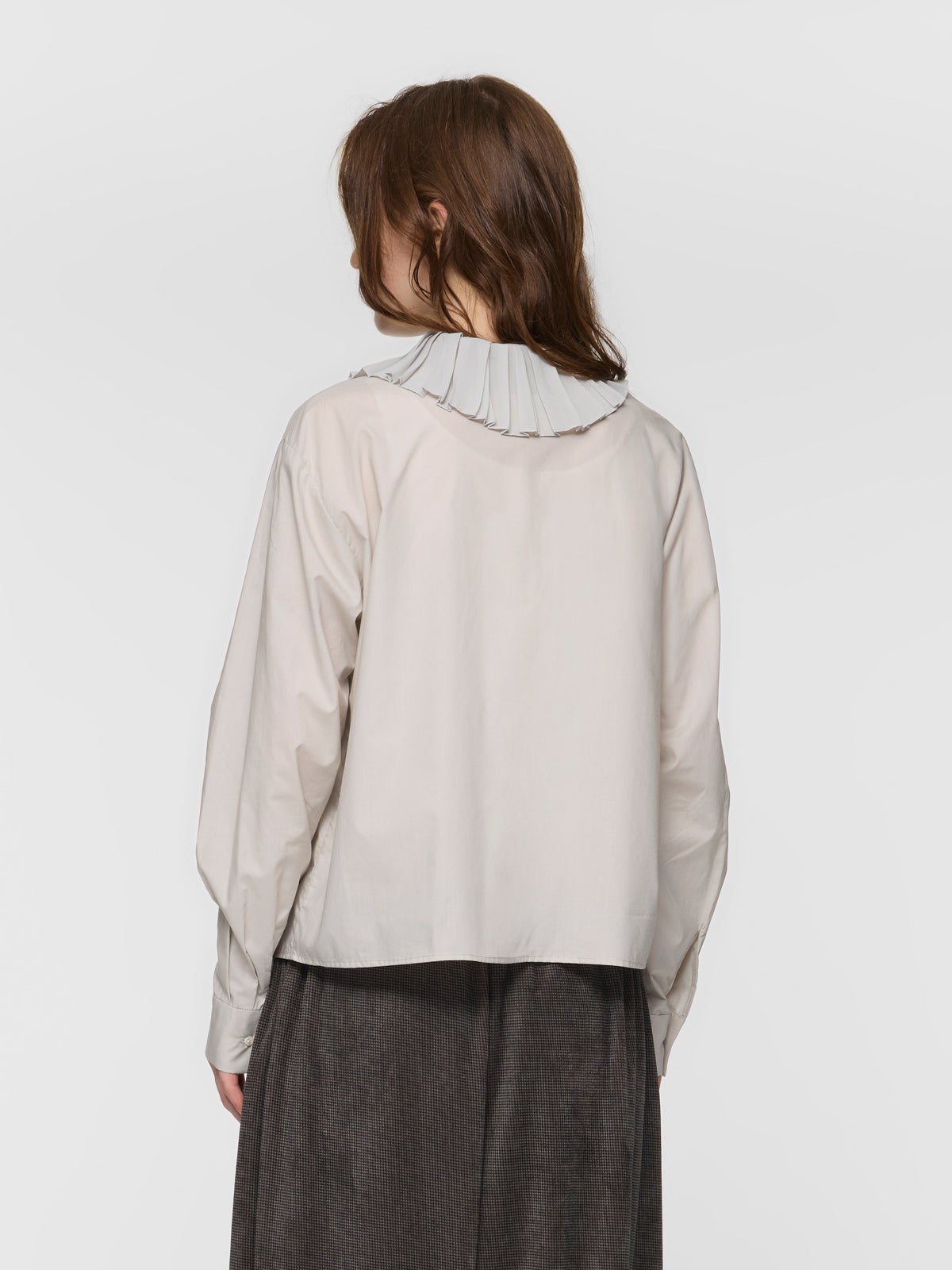 mizuiro ind プリーツカラーシャツ｜ MARcourt ONLINE STORE