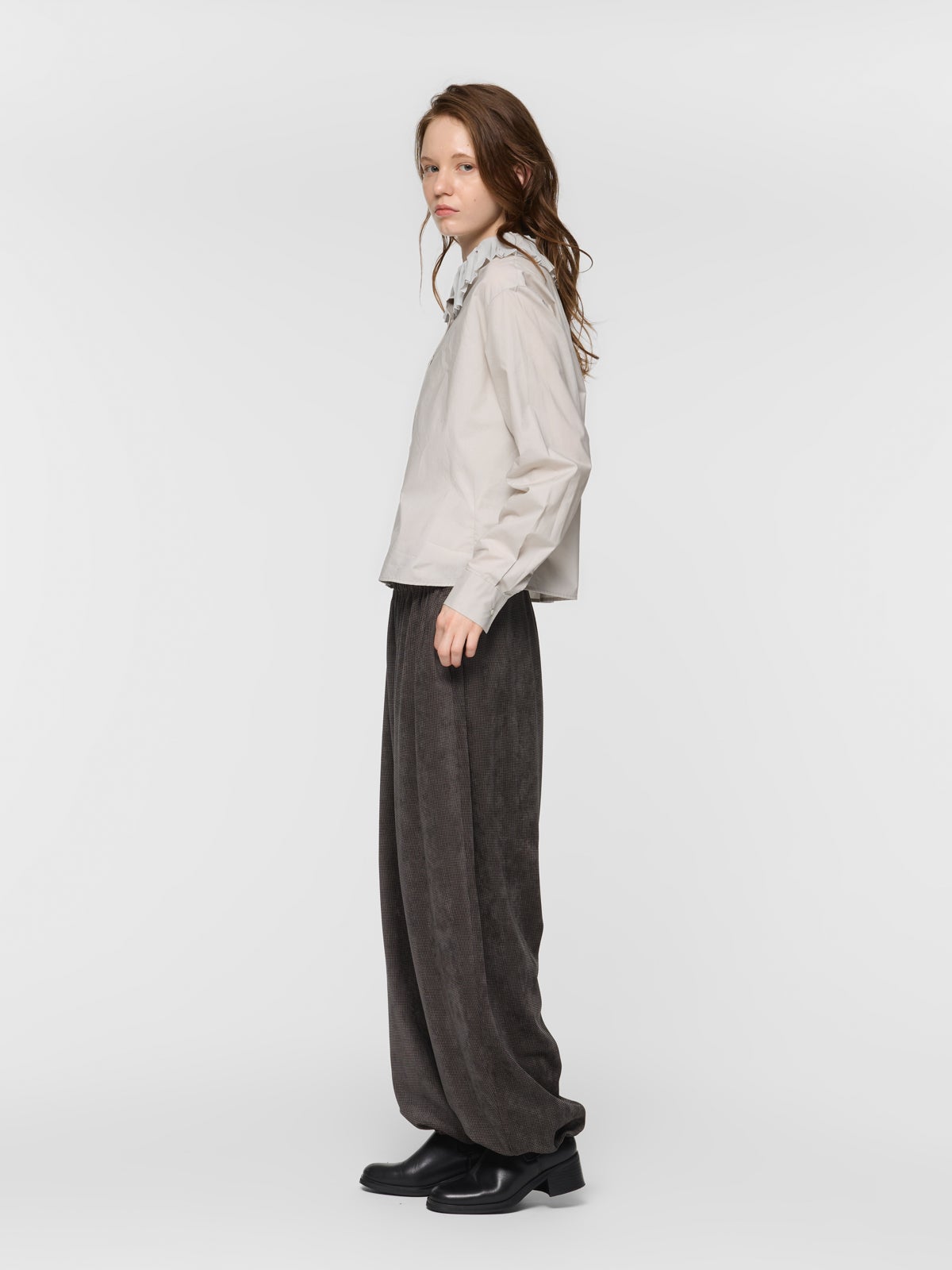 mizuiro ind プリーツカラーシャツ｜ MARcourt ONLINE STORE