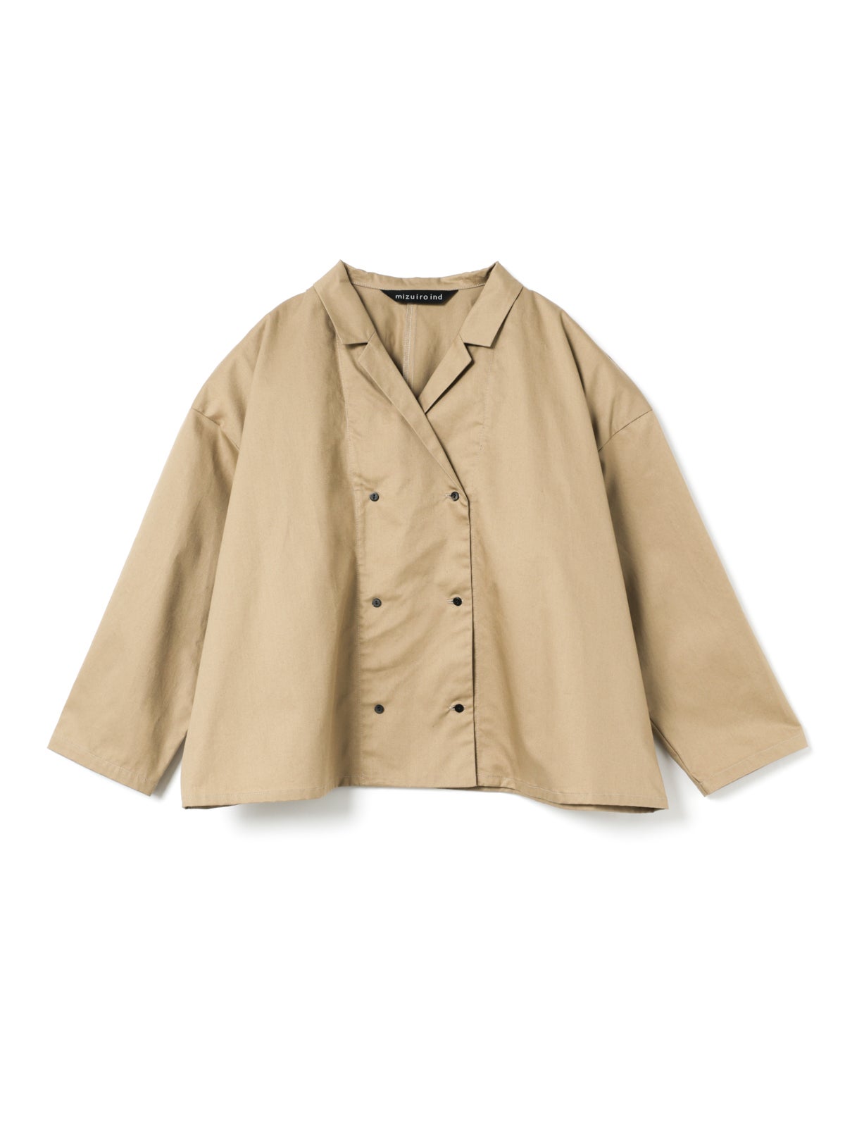 mizuiro ind ダブルブレストシャツ｜ MARcourt ONLINE STORE