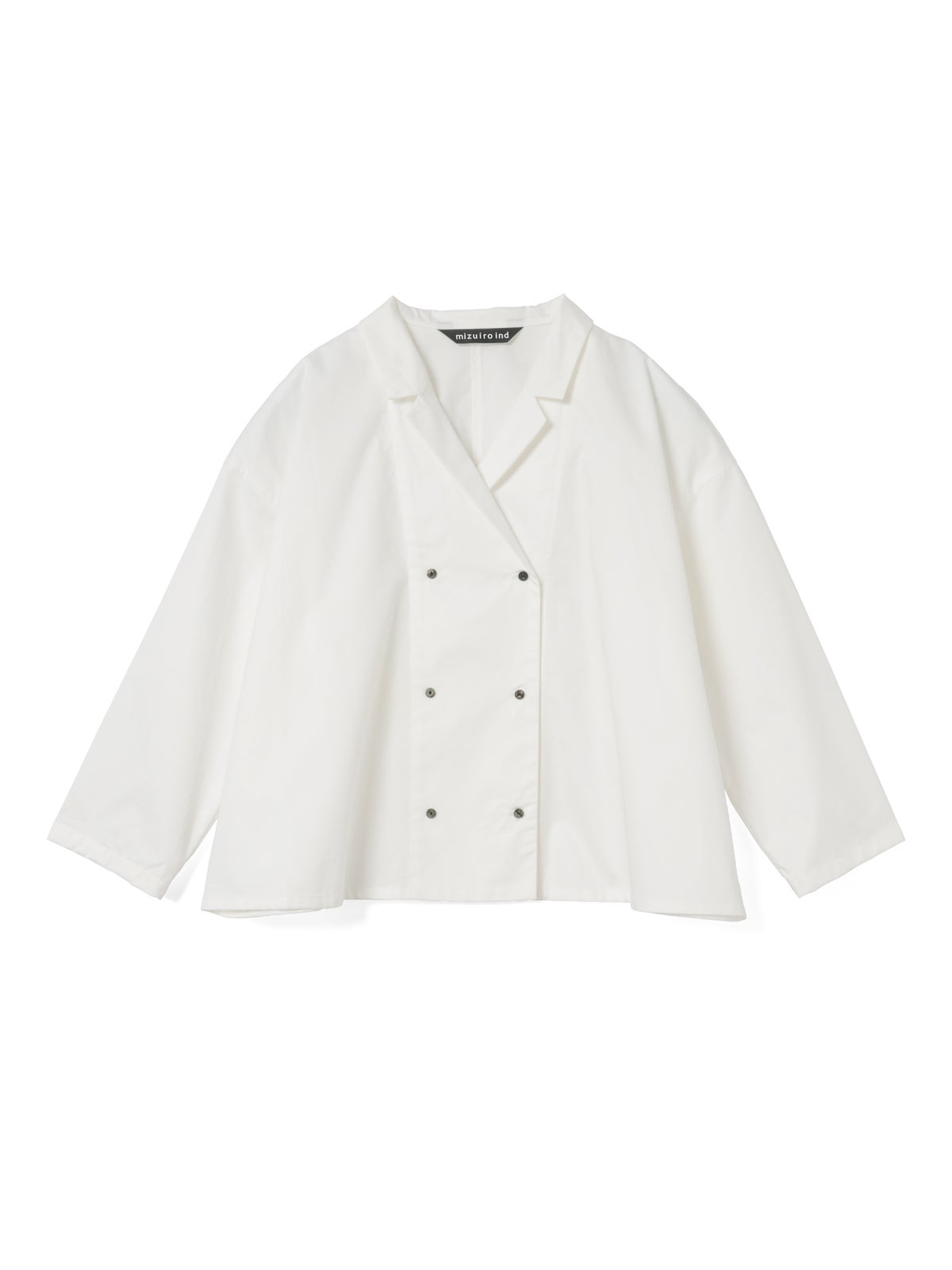 mizuiro ind ダブルブレストシャツ｜ MARcourt ONLINE STORE
