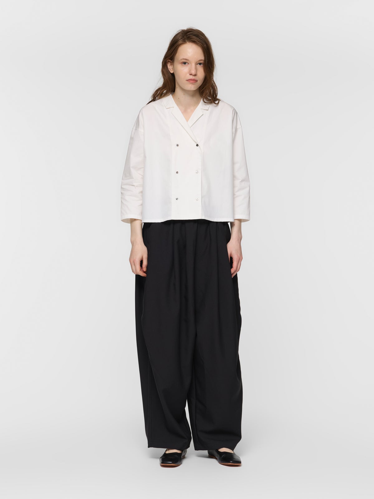 mizuiro ind ダブルブレストシャツ｜ MARcourt ONLINE STORE