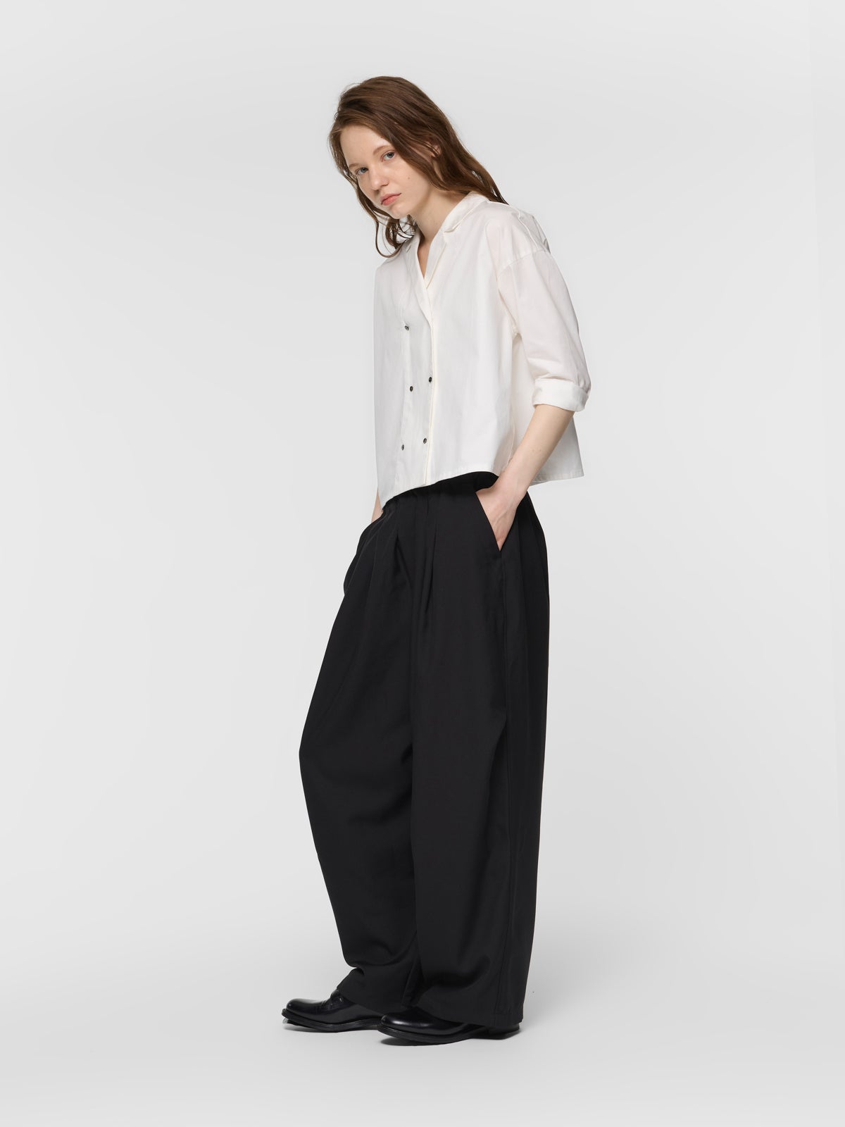 mizuiro ind ダブルブレストシャツ｜ MARcourt ONLINE STORE