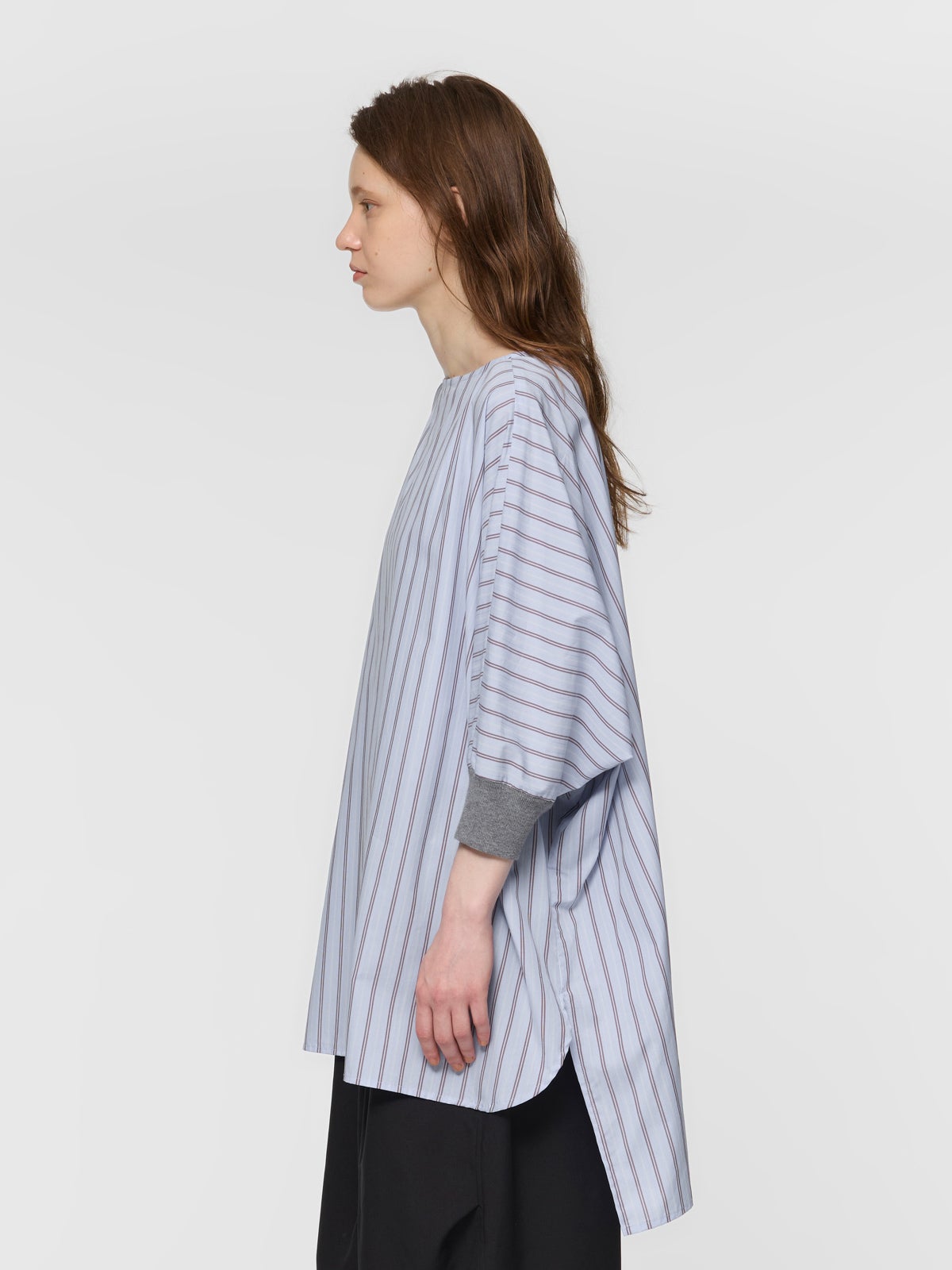mizuiro ind ストライプコクーンプルオーバー｜ MARcourt ONLINE STORE