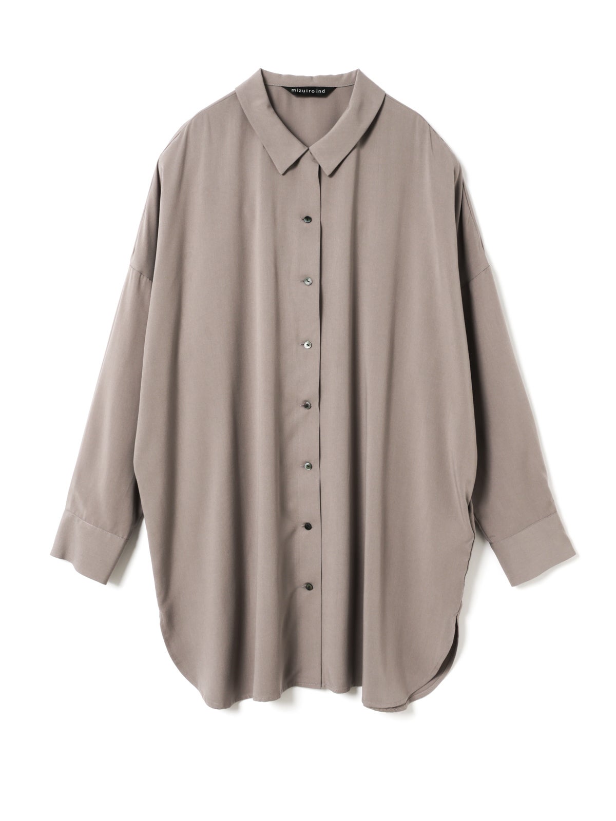 mizuiro ind T/Rワイドチュニックシャツ｜ MARcourt ONLINE STORE