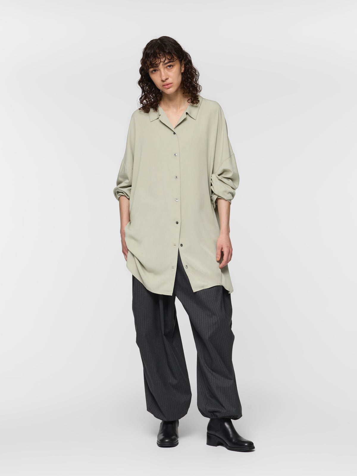 mizuiro ind T/Rワイドチュニックシャツ｜ MARcourt ONLINE STORE