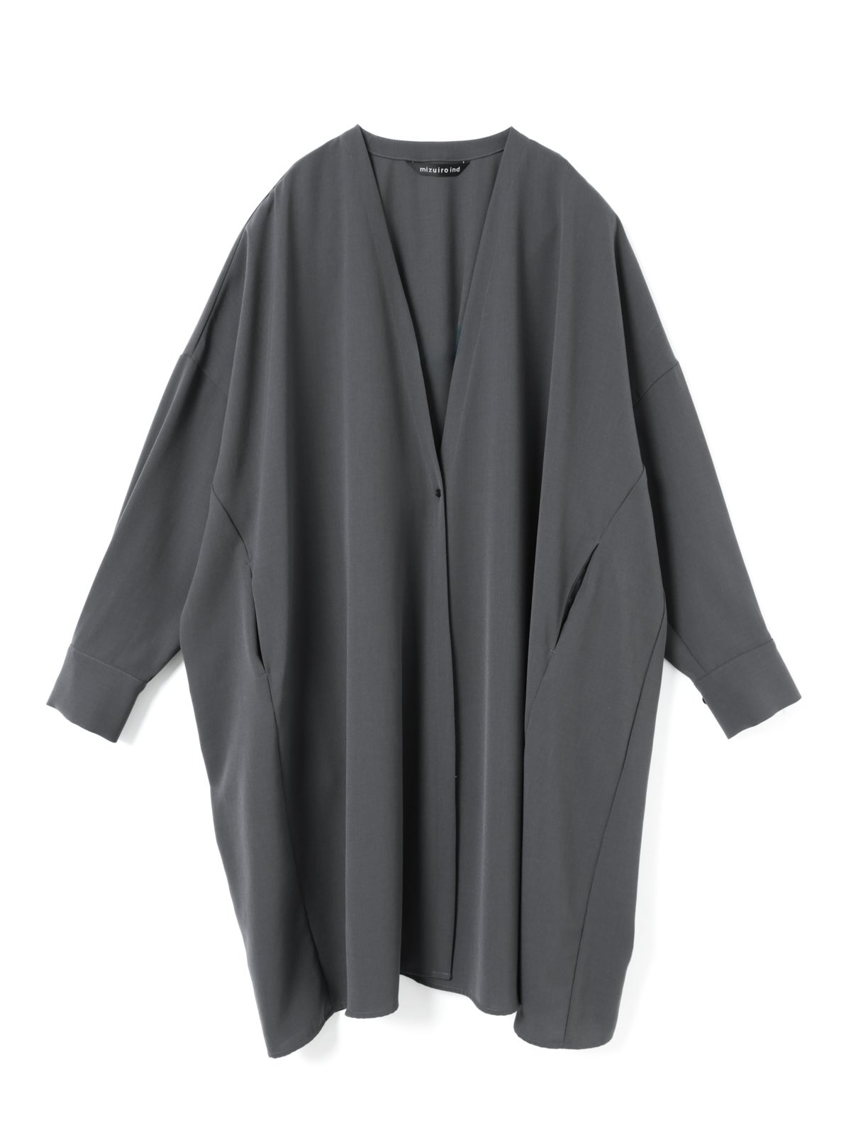 mizuiro ind ノーカラーワイドカーディガン｜ MARcourt ONLINE STORE