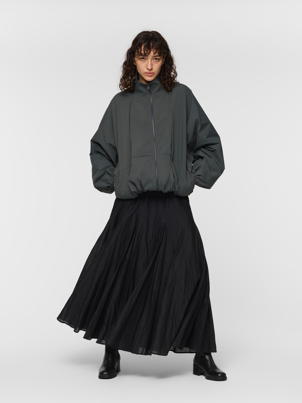 mizuiro ind ハイネックジップブルゾン｜ MARcourt ONLINE STORE