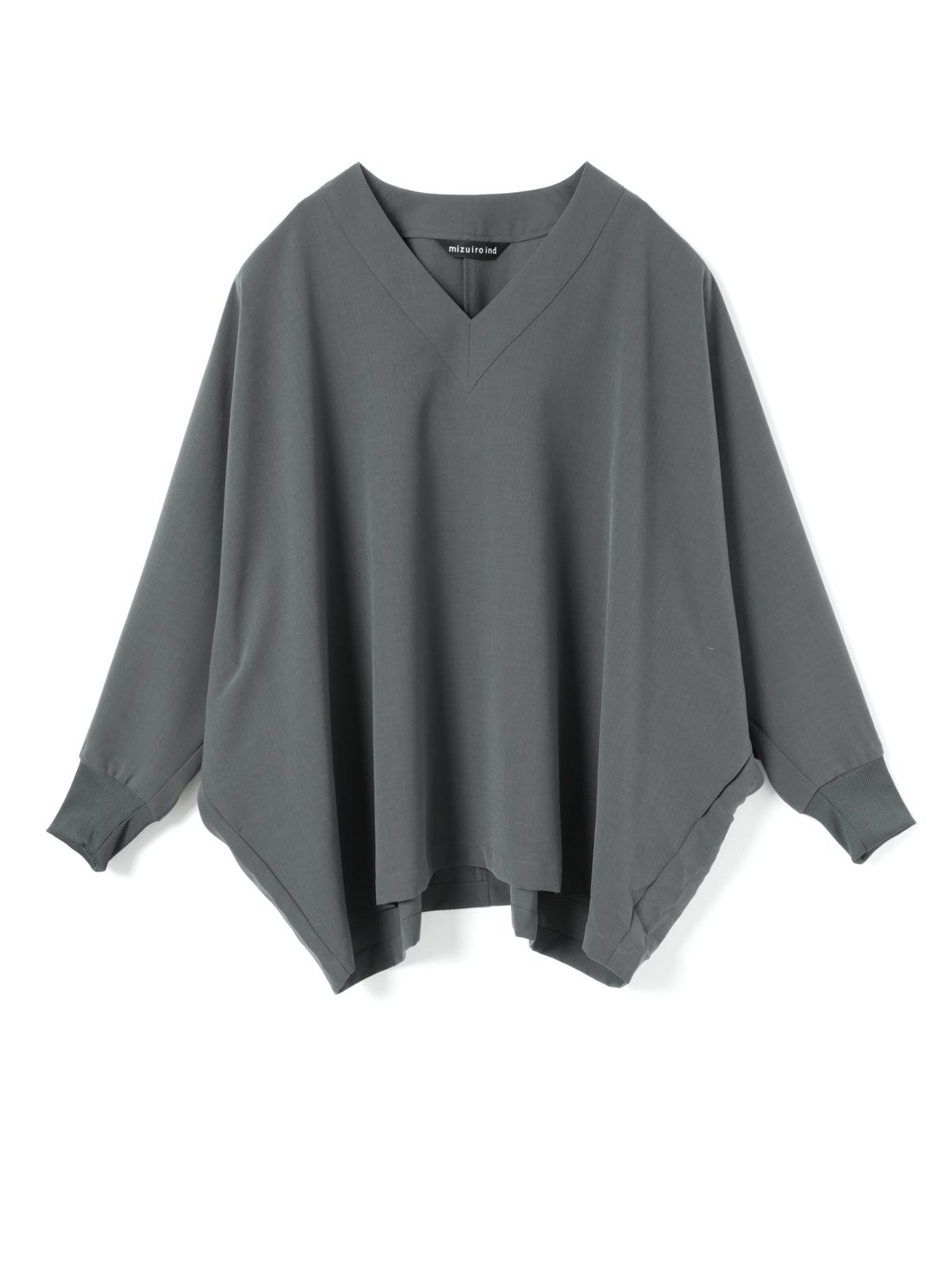 mizuiro ind Vネックドルマンスリーブプルオーバー｜ MARcourt ONLINE