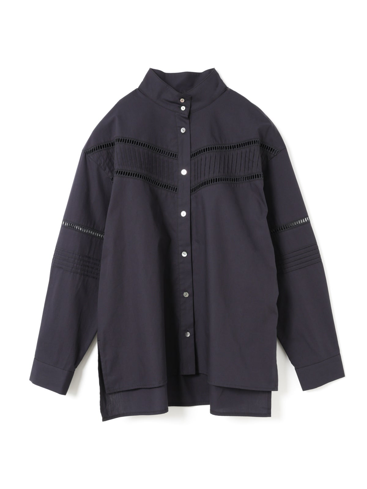 MARMARMAR レースピンタックスタンドカラーシャツ｜ MARcourt ONLINE