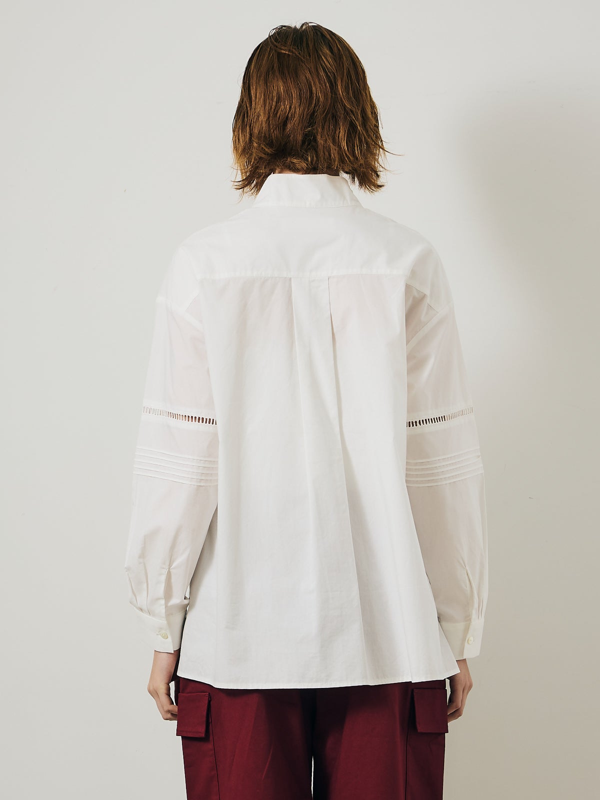 MARMARMAR レースピンタックスタンドカラーシャツ｜ MARcourt ONLINE