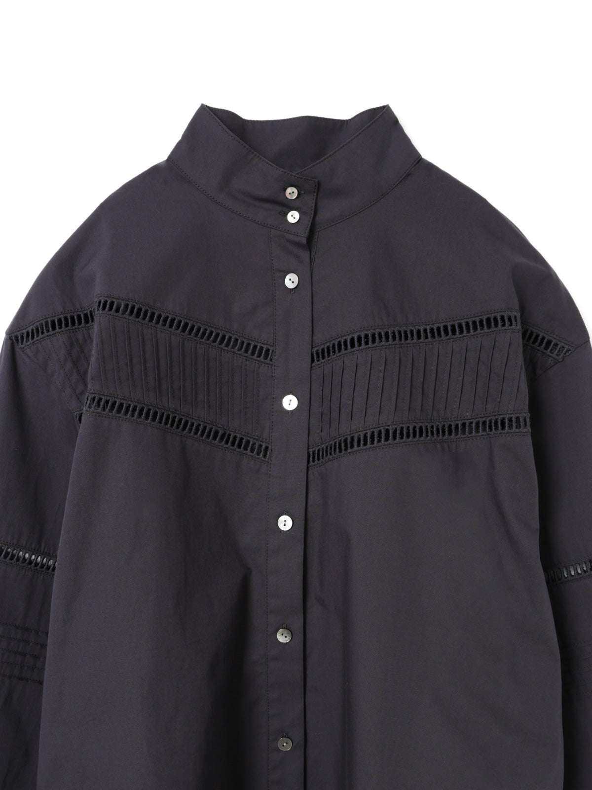 MARMARMAR レースピンタックスタンドカラーシャツ｜ MARcourt ONLINE