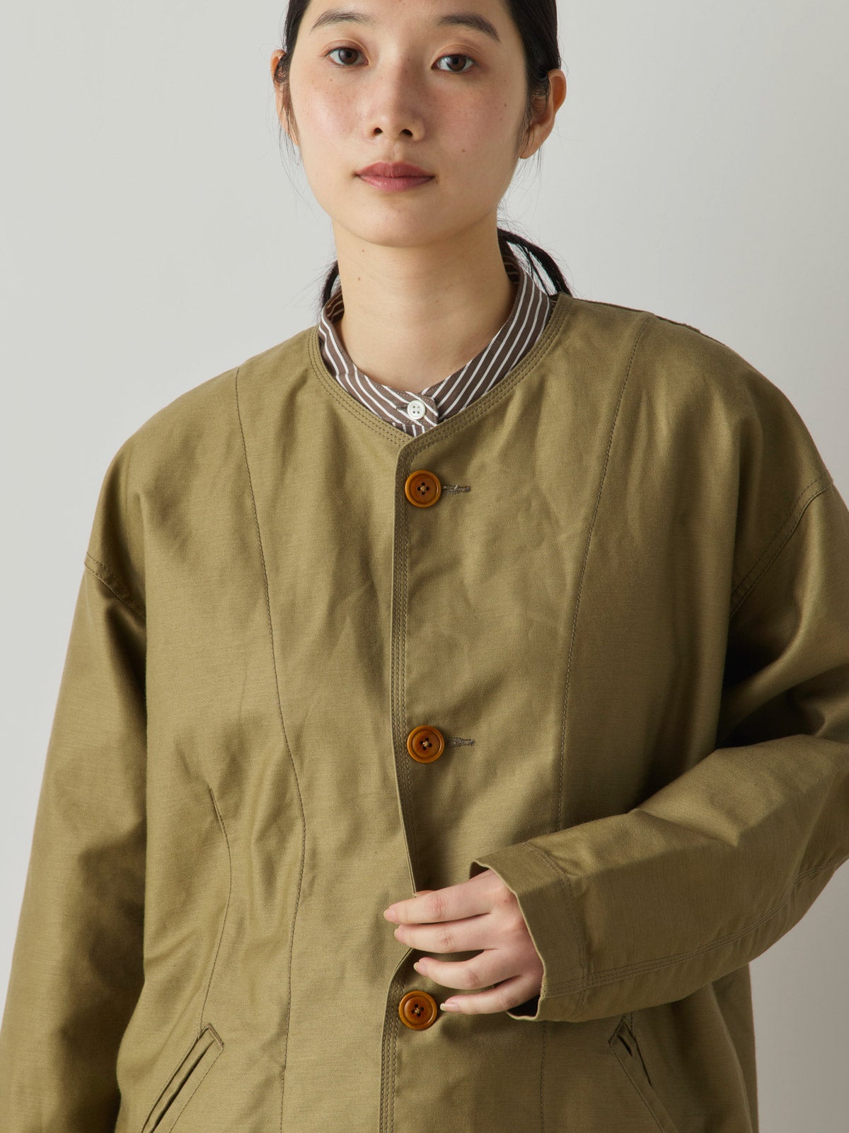 MidiUmi ノーカラーユーティリティジャケット｜ MARcourt ONLINE STORE