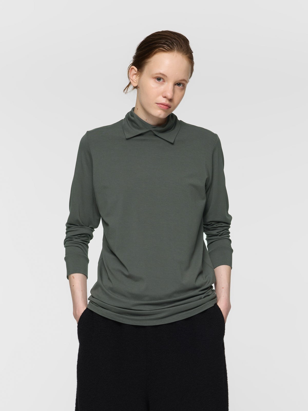 mizuiro ind シャツカラープルオーバー｜ MARcourt ONLINE STORE