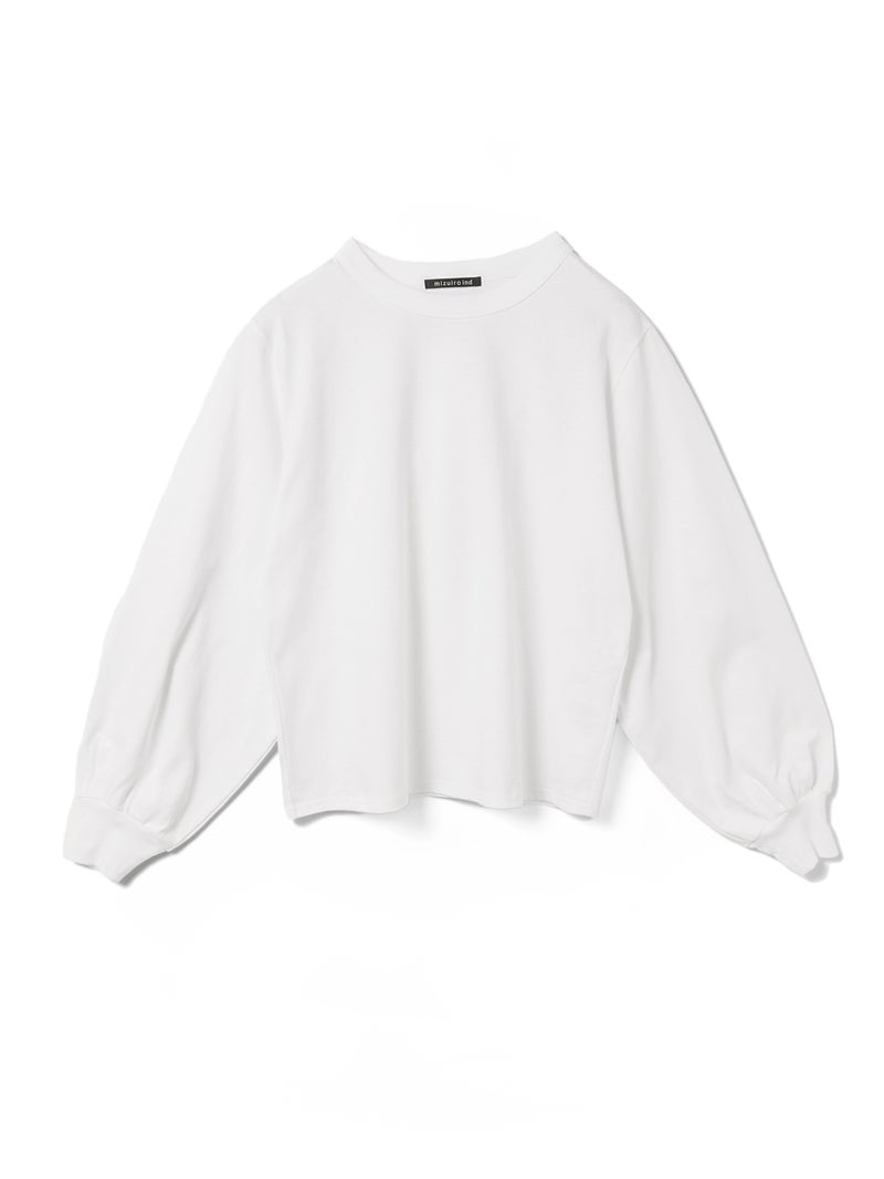 mizuiro ind パフスリーブロングT