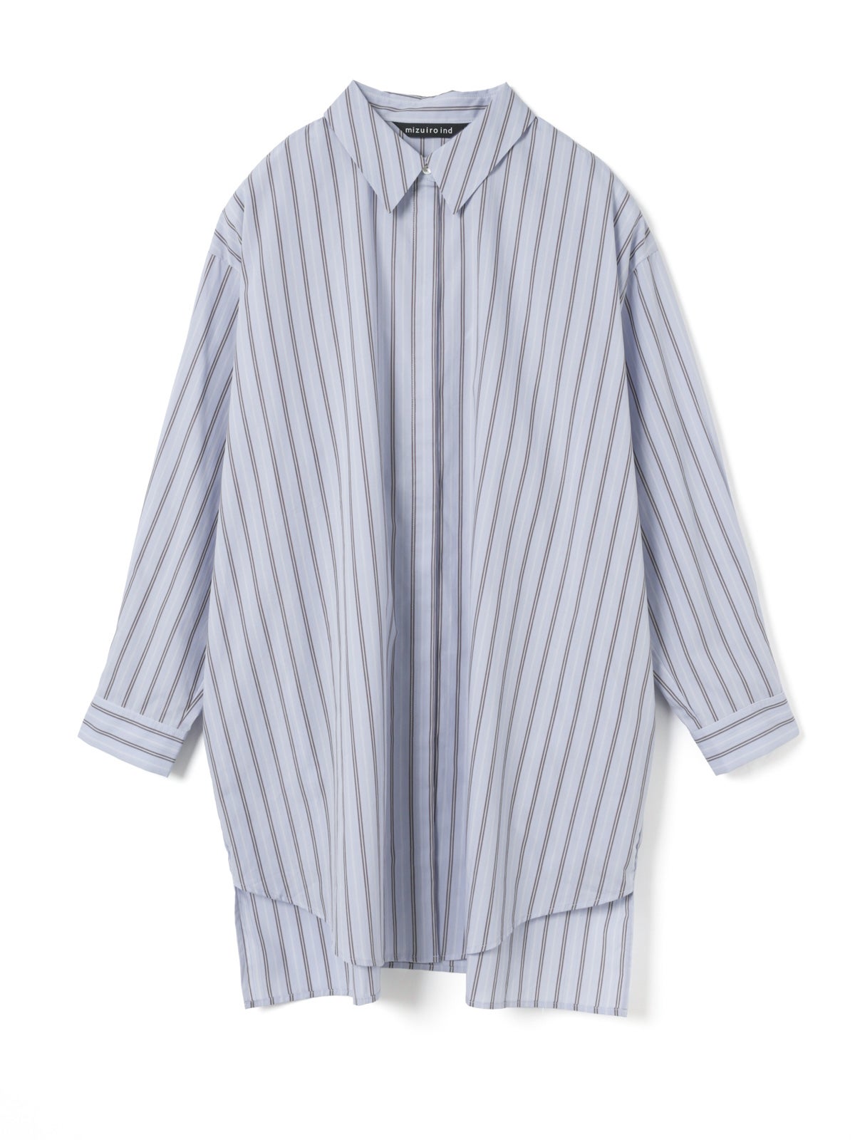 mizuiro ind ストライプボックスカットシャツ｜ MARcourt ONLINE STORE