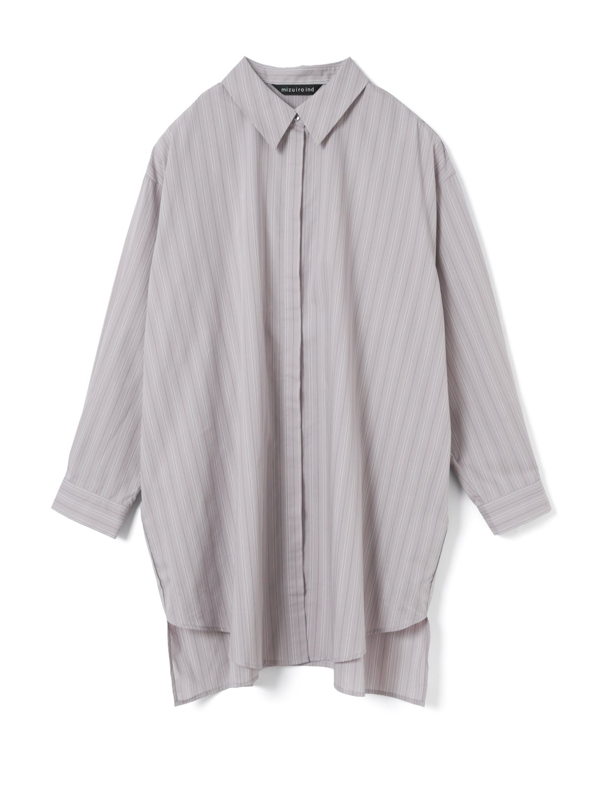 mizuiro ind ストライプボックスカットシャツ｜ MARcourt ONLINE STORE