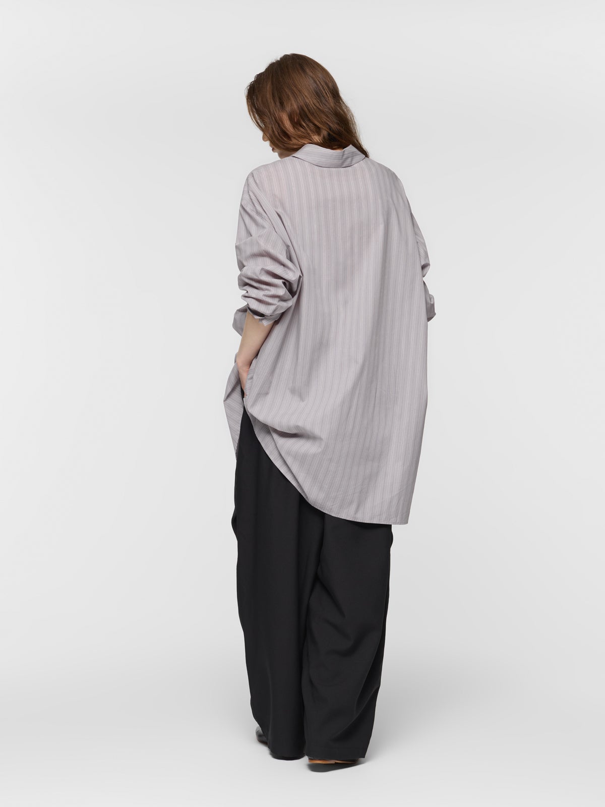 mizuiro ind ストライプボックスカットシャツ｜ MARcourt ONLINE STORE