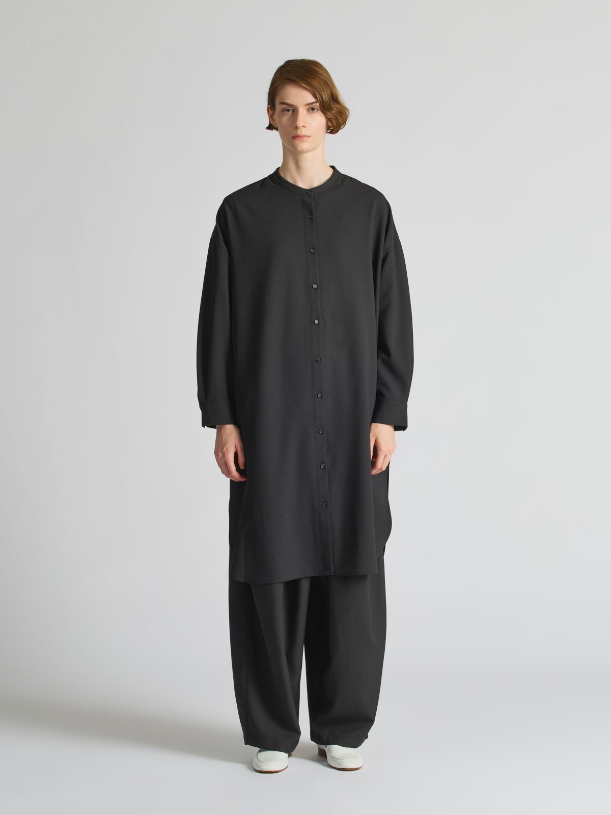 mizuiro ind スタンドカラーシャツワンピース｜ MARcourt ONLINE STORE