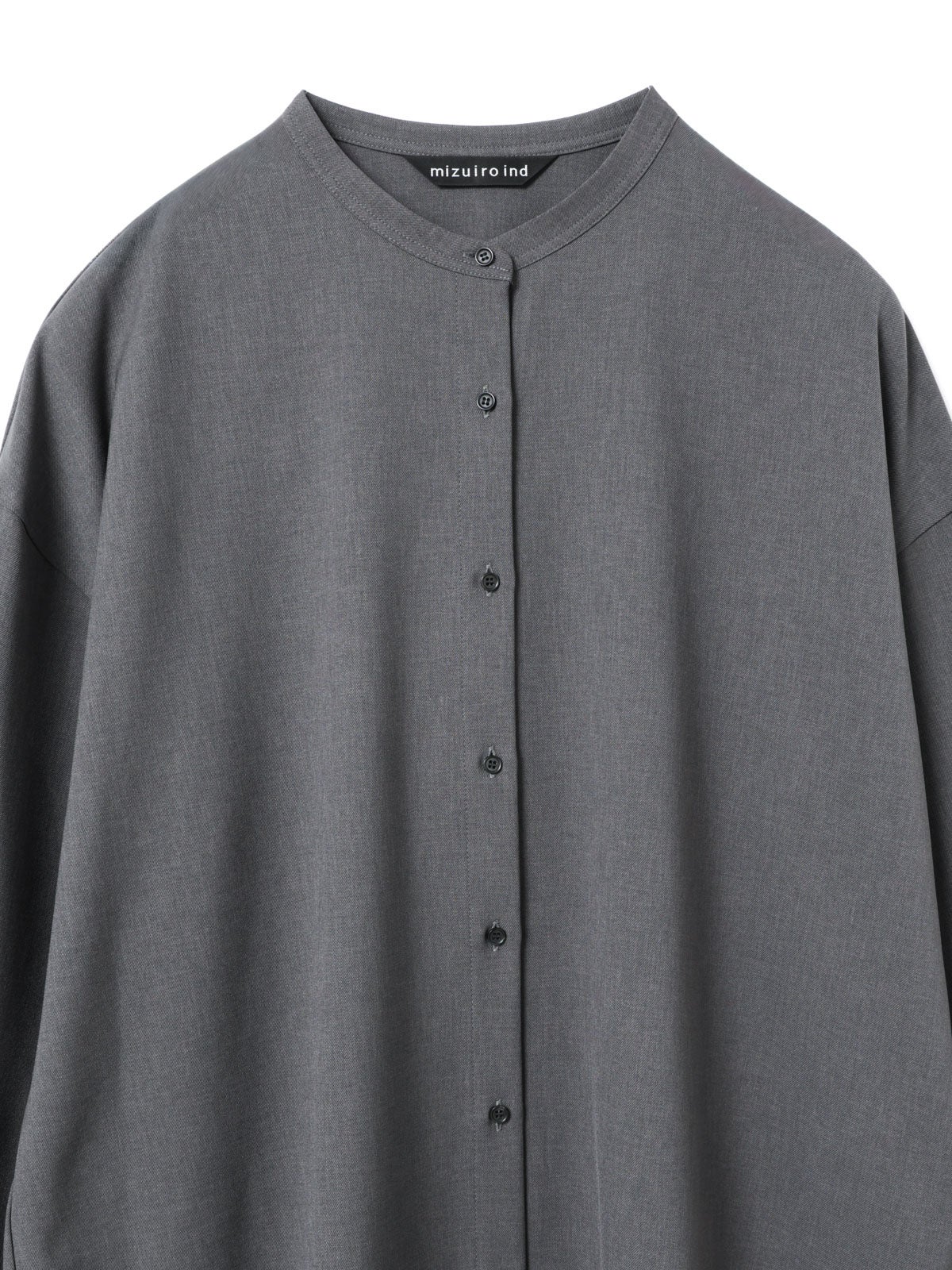 mizuiro ind スタンドカラーシャツワンピース｜ MARcourt ONLINE STORE