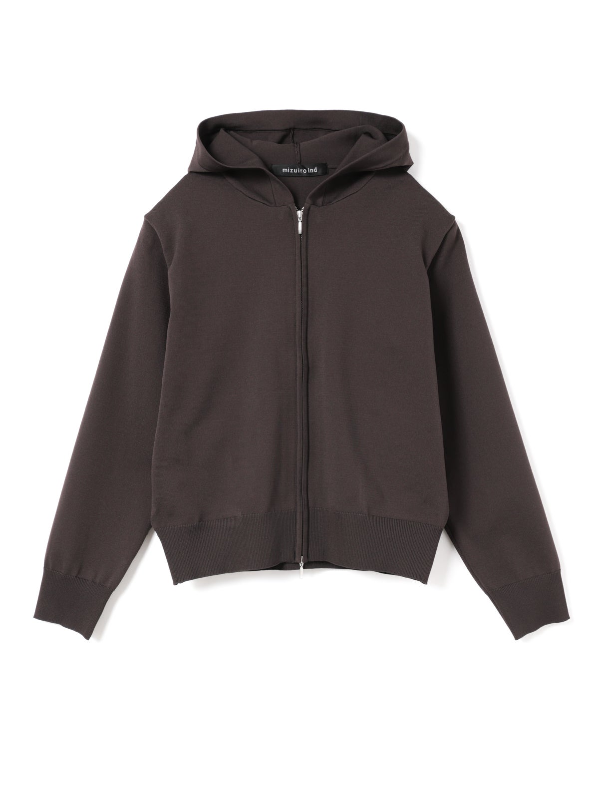 mizuiro ind フードジップニット｜ MARcourt ONLINE STORE
