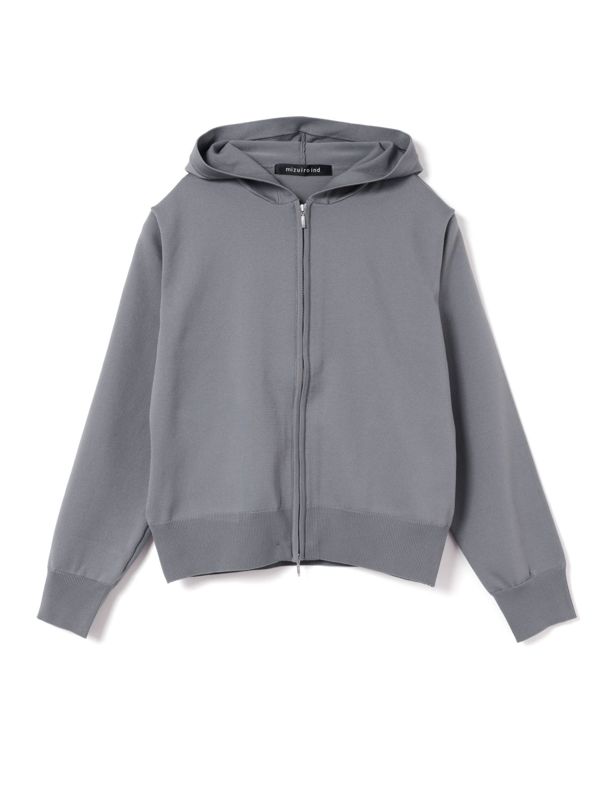 mizuiro ind フードジップニット｜ MARcourt ONLINE STORE
