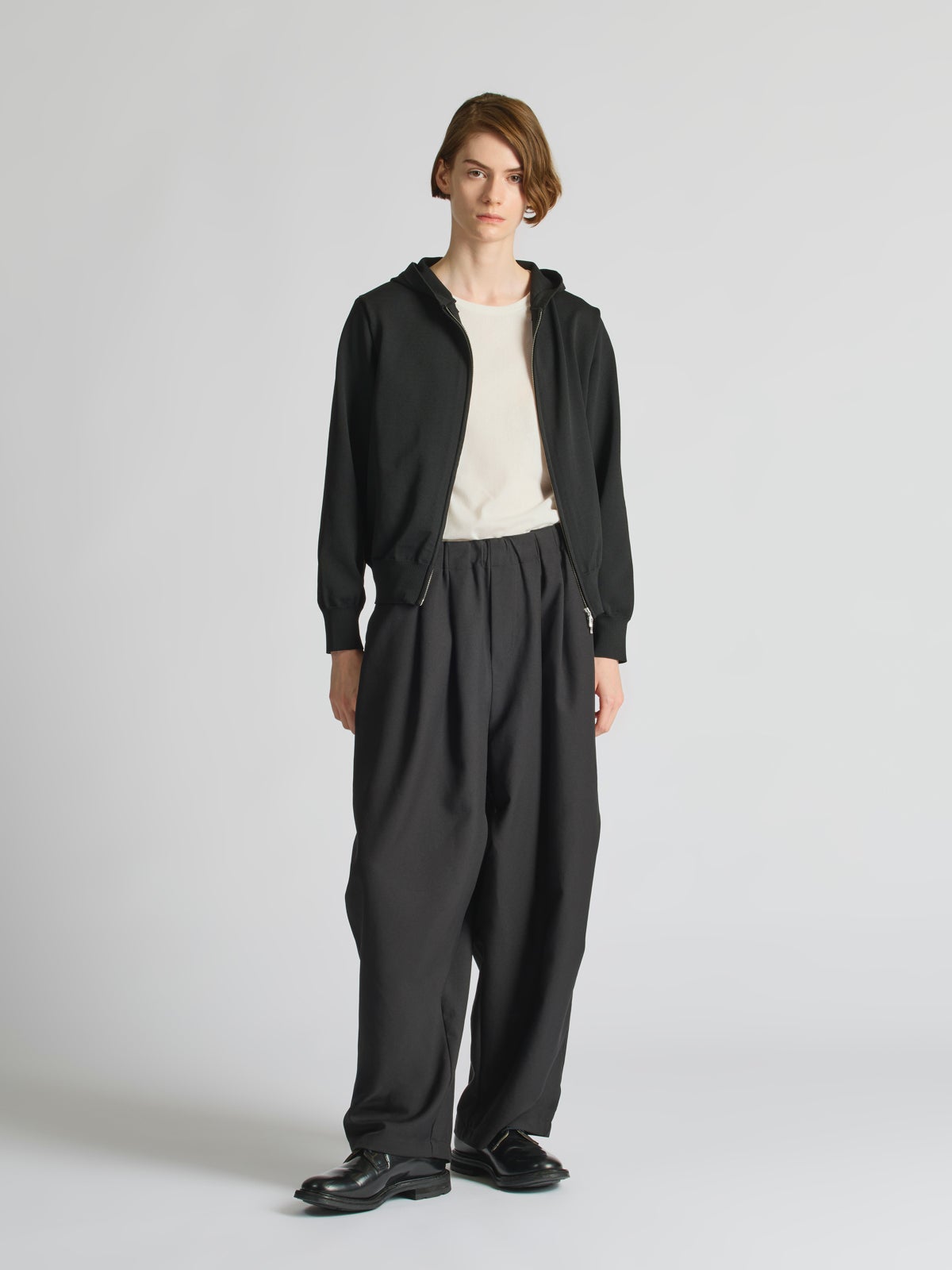 mizuiro ind フードジップニット｜ MARcourt ONLINE STORE
