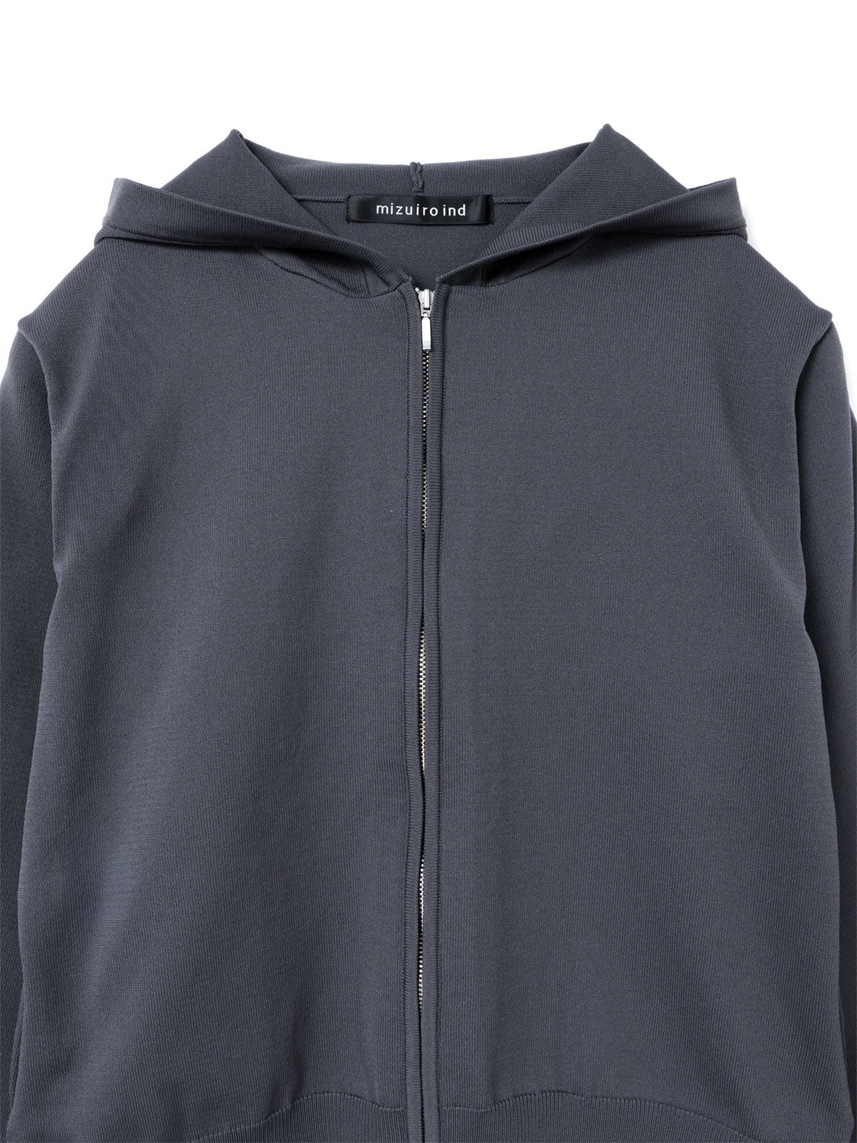 mizuiro ind フードジップニット｜ MARcourt ONLINE STORE