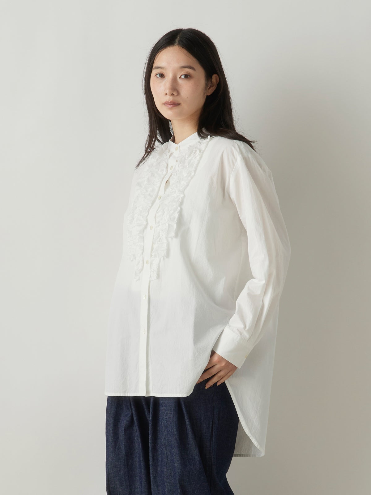totem トーテム　フリルシャツ MidiUmi フロントフリルシャツ｜ MARcourt ONLINE STORE - マーコート