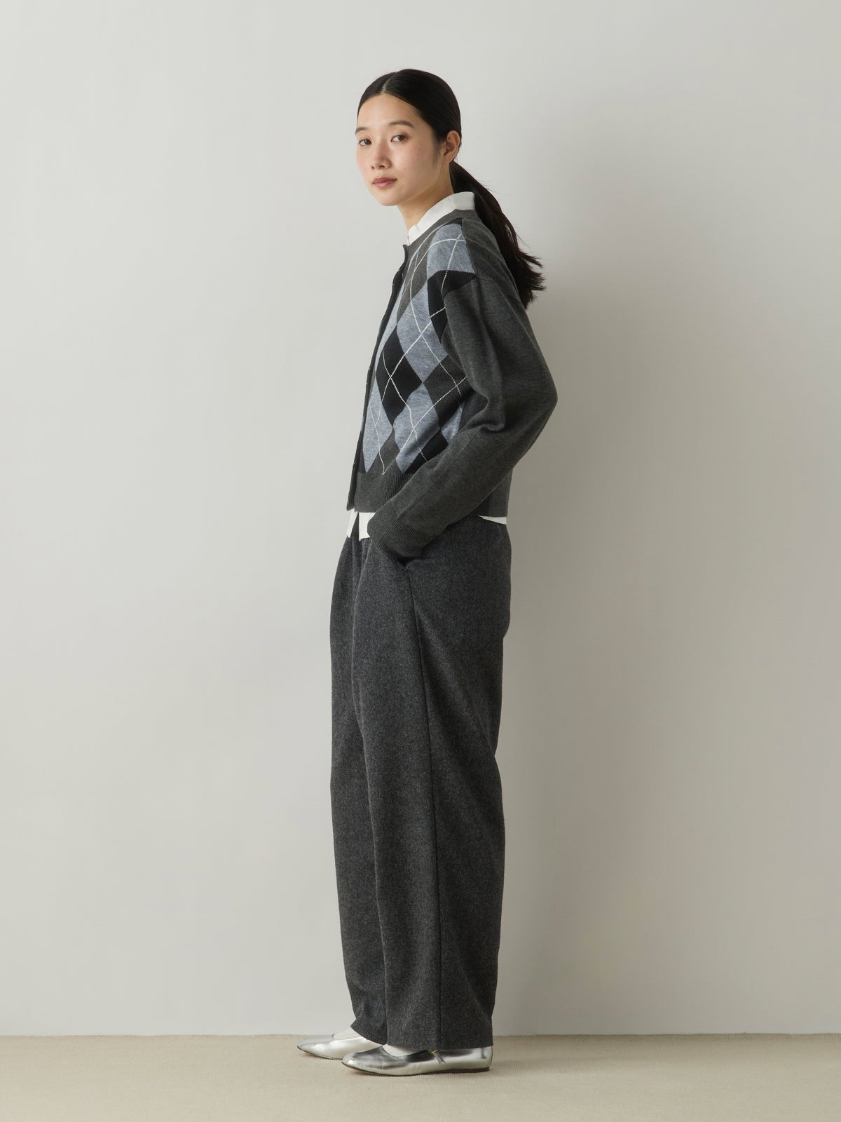 MidiUmi アーガイルニットカーディガン｜ MARcourt ONLINE STORE