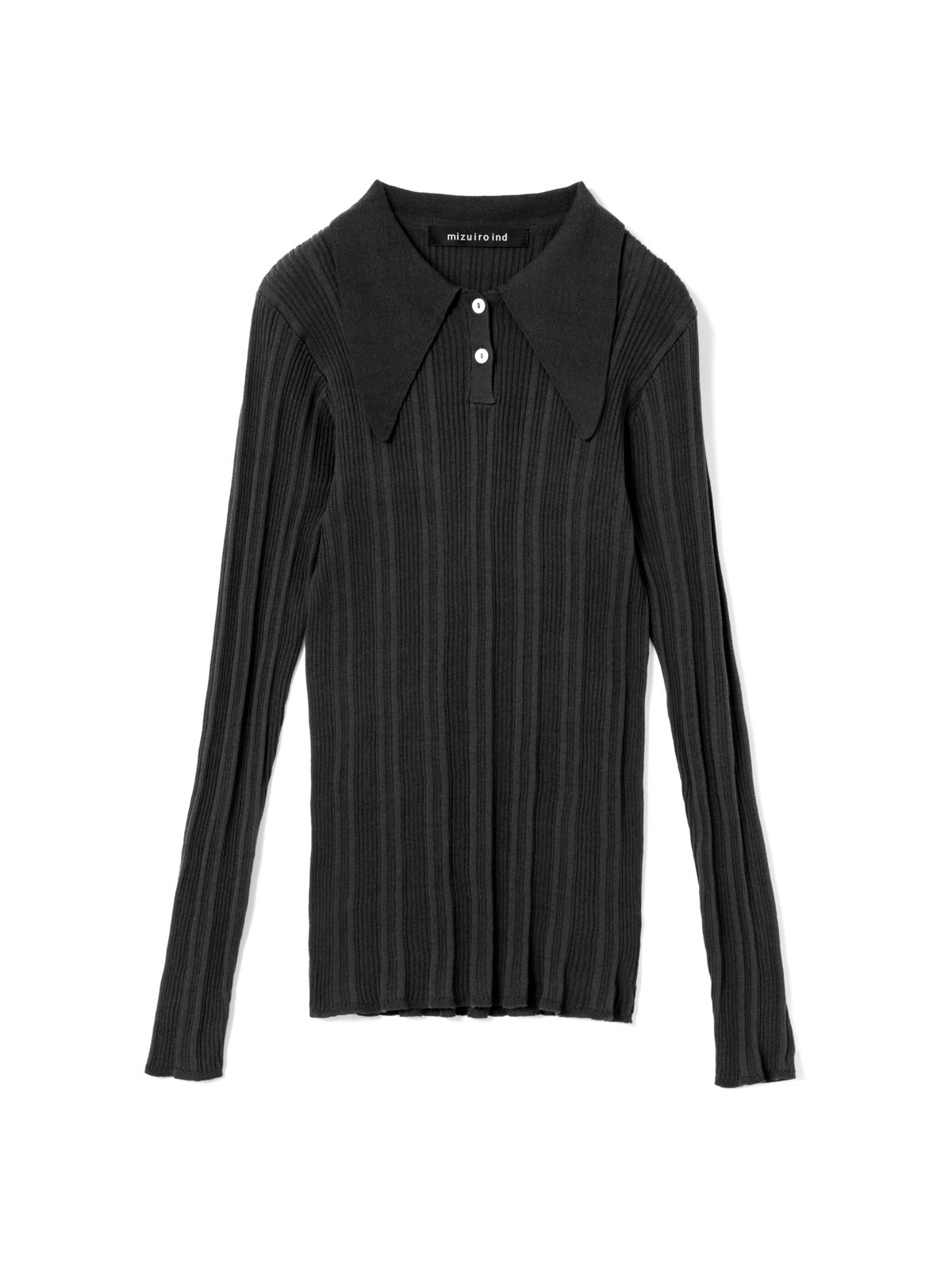 mizuiro ind ロングカラーニットポロシャツ｜ MARcourt ONLINE STORE