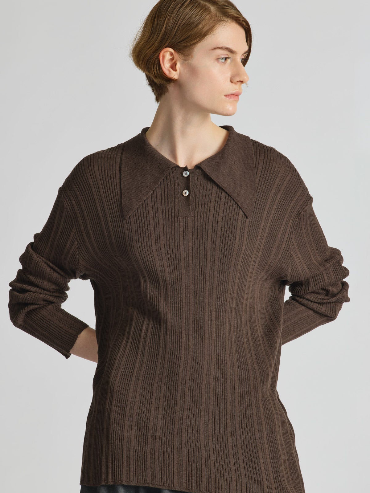 みや　3点 mizuiro ind ロングカラーニットポロシャツ｜ MARcourt ONLINE STORE