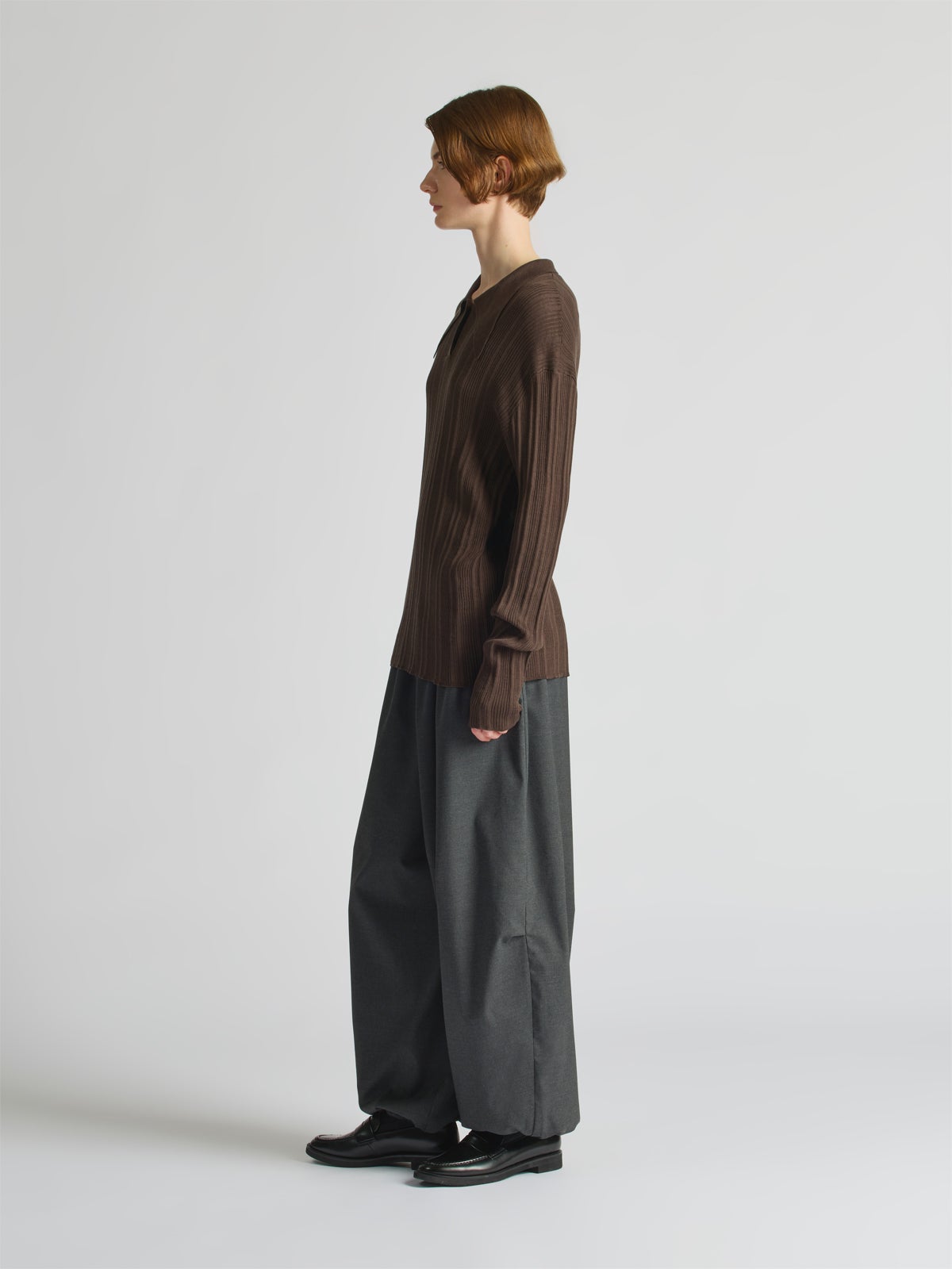 mizuiro ind ロングカラーニットポロシャツ｜ MARcourt ONLINE STORE