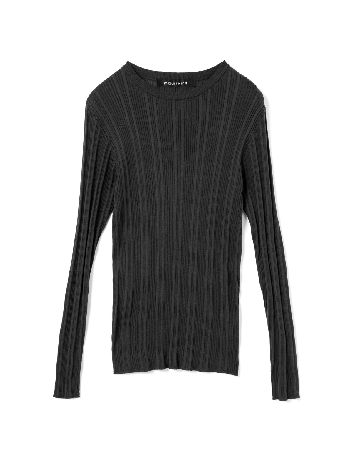 mizuiro ind クルーネックリブプルオーバー｜ MARcourt ONLINE STORE