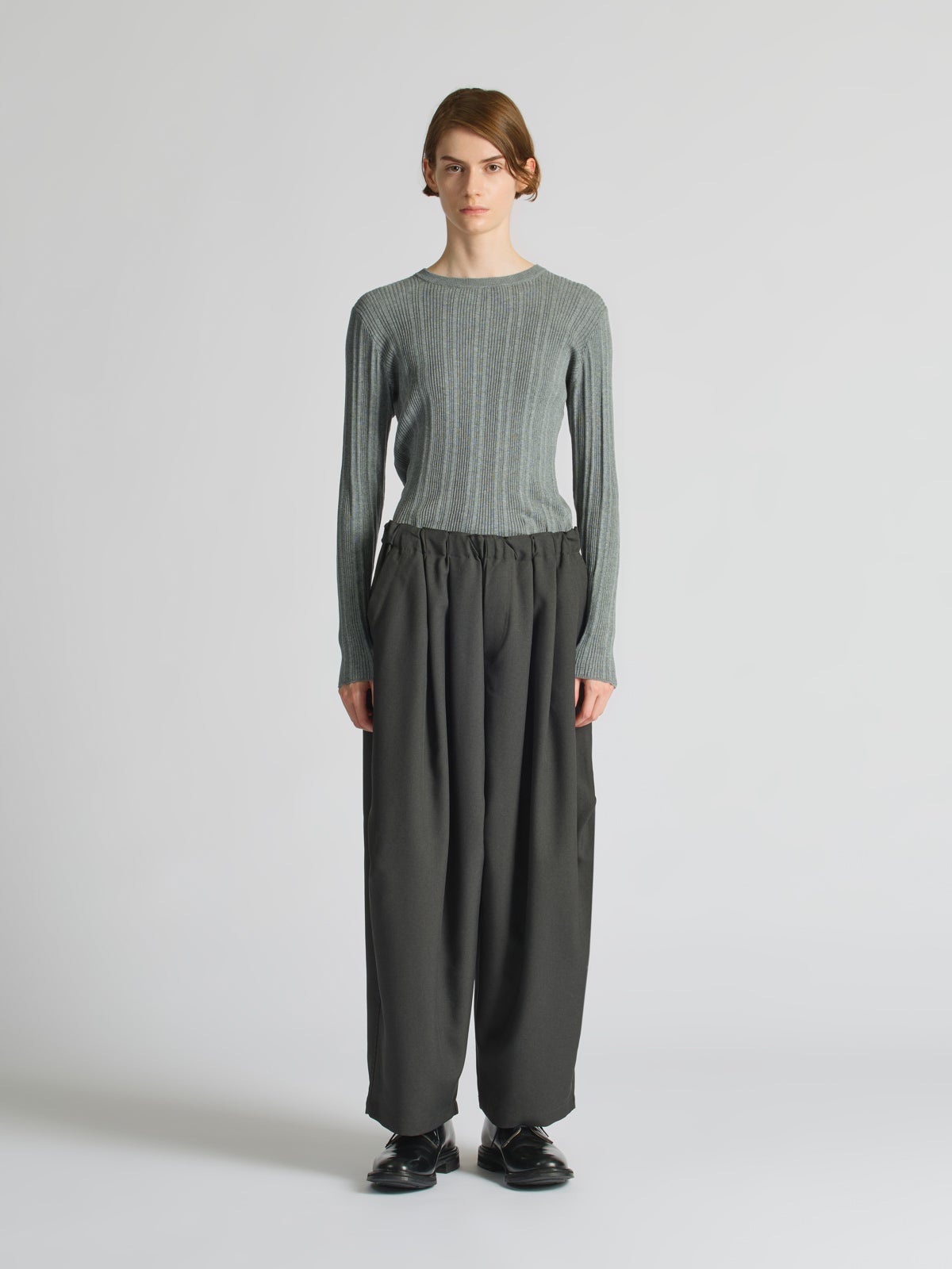 mizuiro ind クルーネックリブプルオーバー｜ MARcourt ONLINE STORE