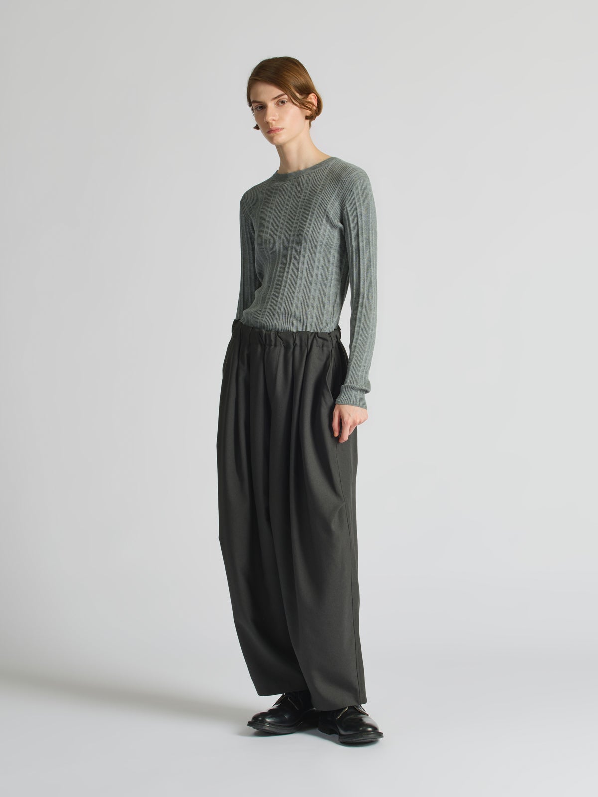 mizuiro ind クルーネックリブプルオーバー｜ MARcourt ONLINE STORE
