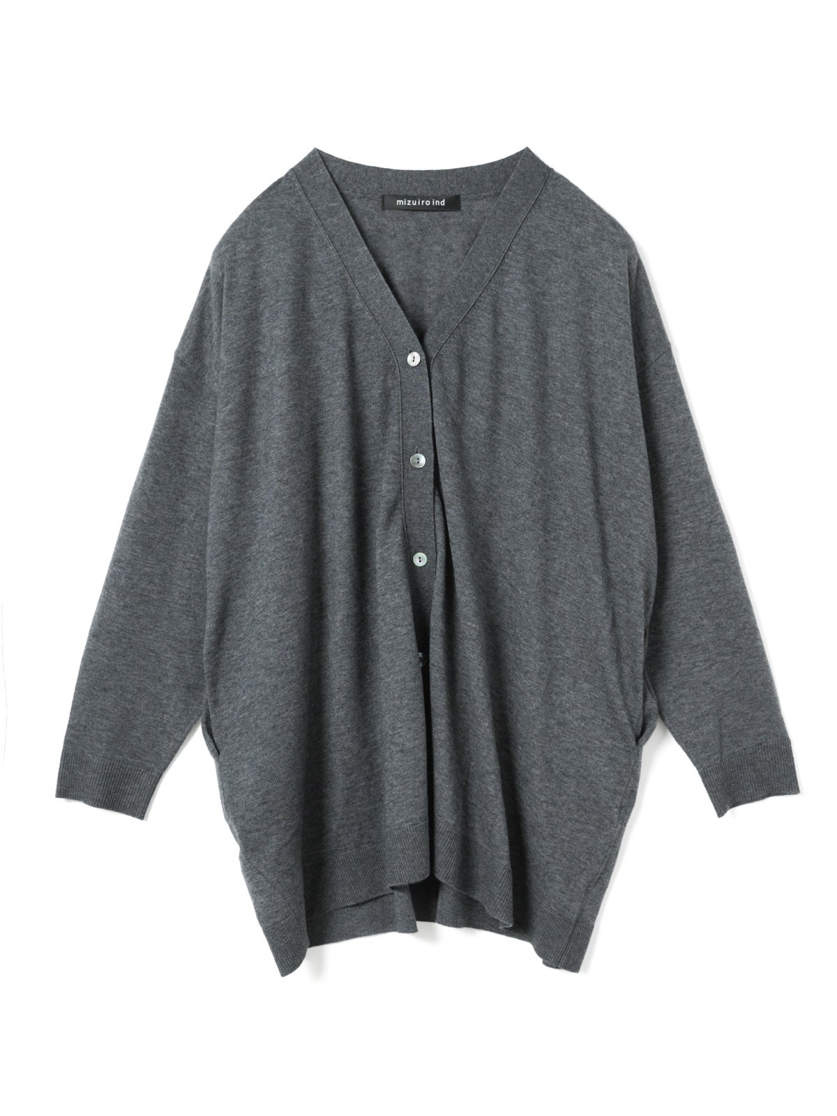 mizuiro ind Vネックワイドカーディガン｜ MARcourt ONLINE STORE