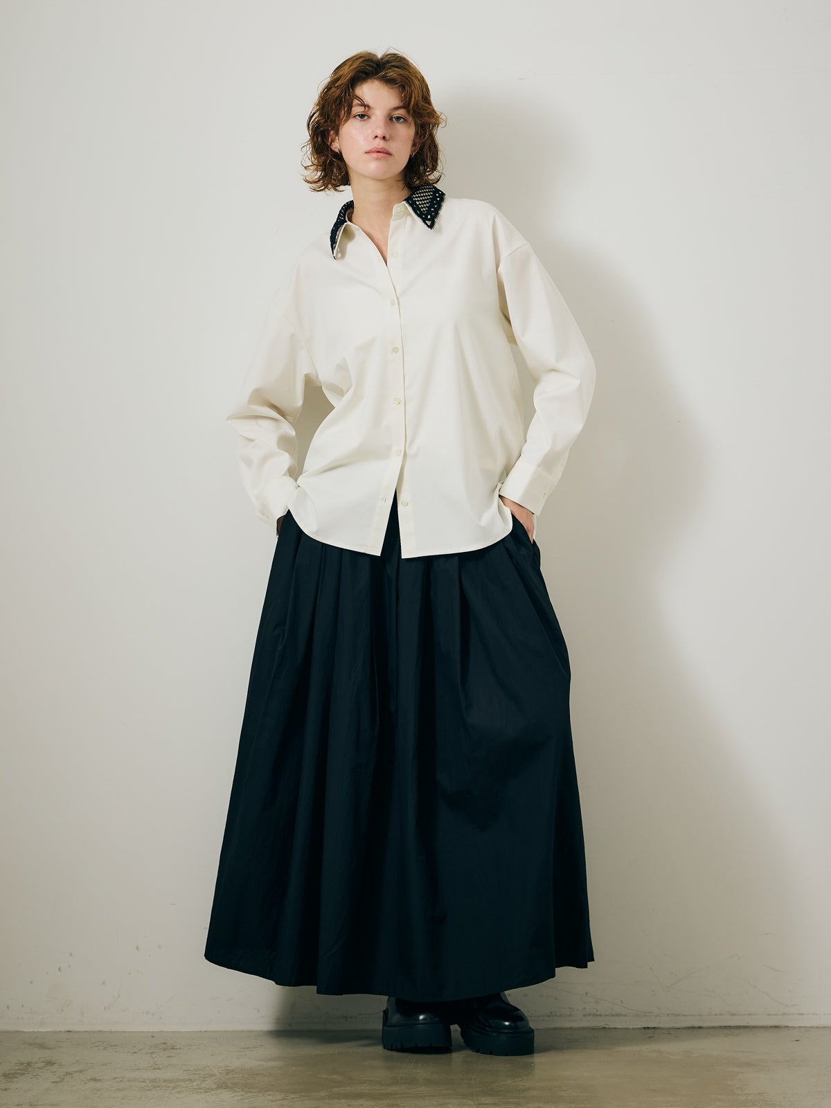 MARMARMAR レースカラーシャツ｜ MARcourt ONLINE STORE - マーコート